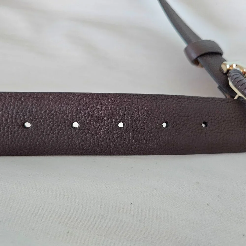 Tod’s Brown Leather Belt – Gold Hardware – Size 90 (US 34–36) - Picture 11 of 15